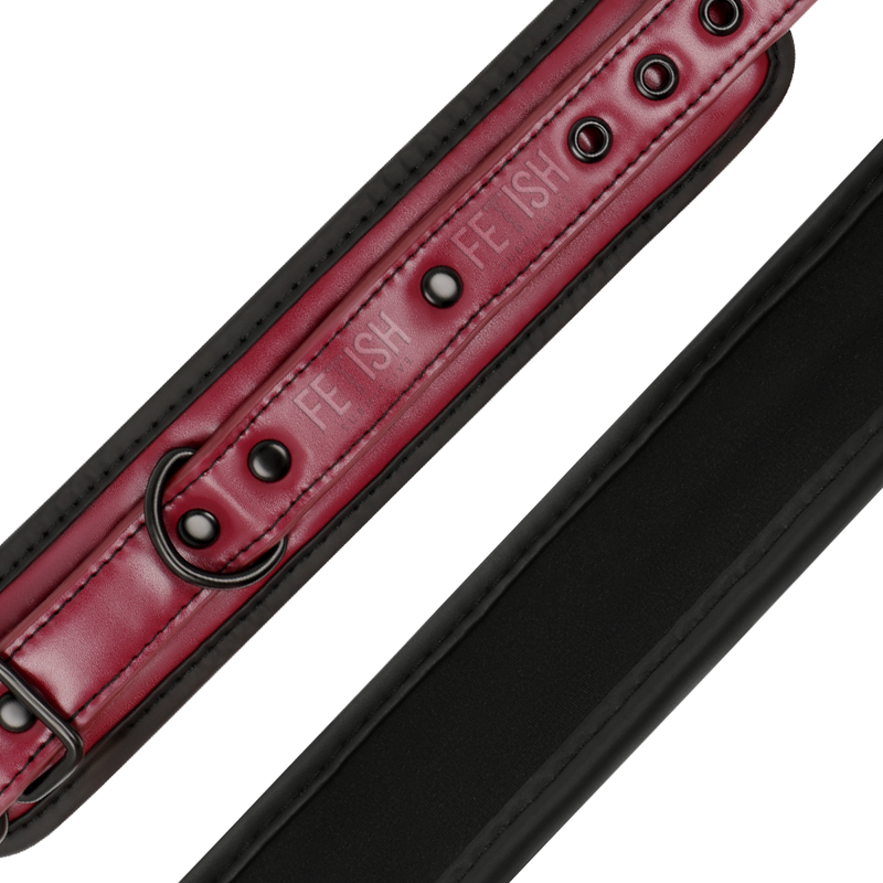 FETISH SUBMISSIVE DARK ROOM - ESPOSAS CUERO VEGANO CON FORRO DE NEOPRENO 6 FETISH SUBMISSIVE DARK ROOM - ESPOSAS CUERO VEGANO CON FORRO DE NEOPRENO - Imagen 6