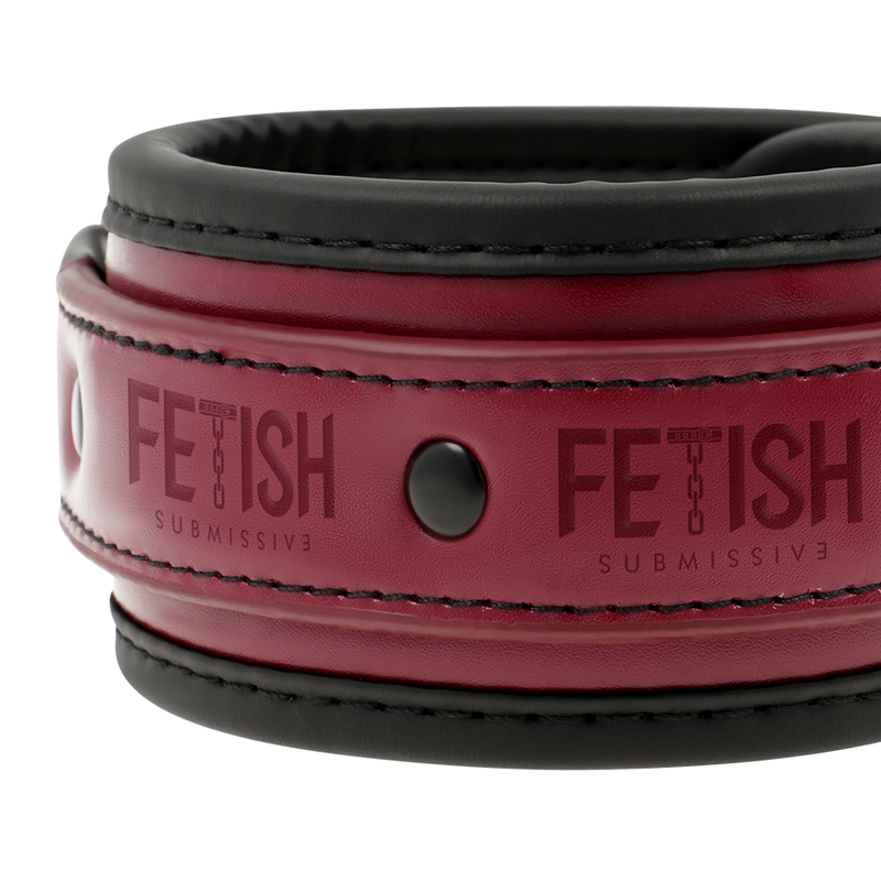 FETISH SUBMISSIVE DARK ROOM - ESPOSAS TOBILLOS CUERO VEGANO CON FORRO DE NEOPRENO 3 FETISH SUBMISSIVE DARK ROOM - ESPOSAS TOBILLOS CUERO VEGANO CON FORRO DE NEOPRENO - Imagen 3