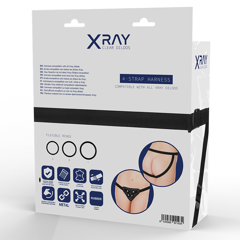 X RAY - ARNÉS COMPATIBLE CON ANILLAS SILICONA 7 X RAY - ARNÉS COMPATIBLE CON ANILLAS SILICONA - Imagen 7