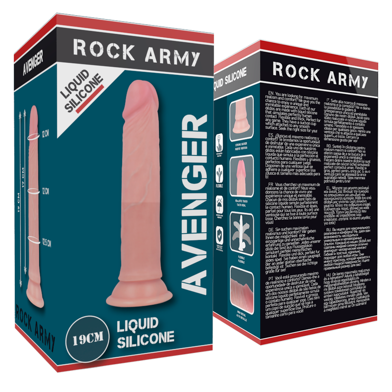 ROCKARMY - HARNESS + LIQUID SILICONE DILDO PREMIUM AVENGER 19 CM -O- 3.98 CM 10 ROCKARMY - HARNESS + LIQUID SILICONE DILDO PREMIUM AVENGER 19 CM -O- 3.98 CM - Imagen 10