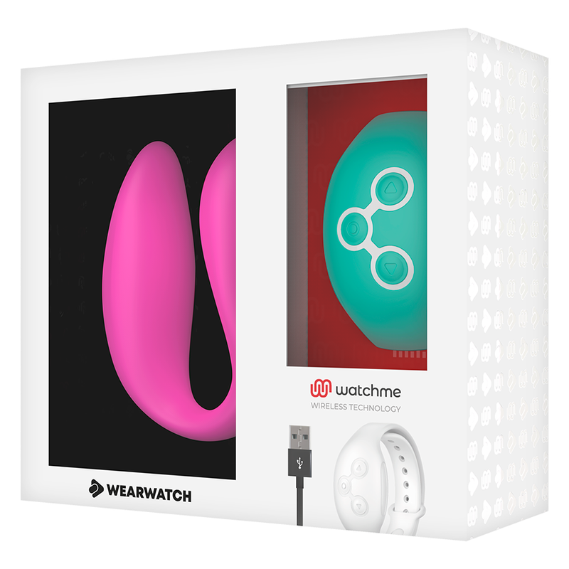 WEARWATCH - VIBRADOR DUAL TECHNOLOGY WATCHME FUCSIA / AGUA MARINA 2 WEARWATCH - VIBRADOR DUAL TECHNOLOGY WATCHME FUCSIA / AGUA MARINA - Imagen 2