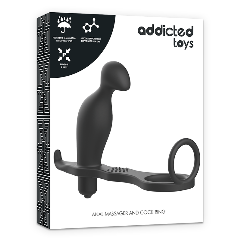 ADDICTED TOYS - PLUG ANAL CON ANILLO SILICONA NEGRO 12 CM 4 ADDICTED TOYS - PLUG ANAL CON ANILLO SILICONA NEGRO 12 CM - Imagen 4