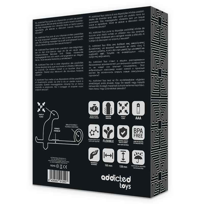 ADDICTED TOYS - PLUG ANAL CON ANILLO SILICONA NEGRO 12 CM 7 ADDICTED TOYS - PLUG ANAL CON ANILLO SILICONA NEGRO 12 CM - Imagen 7