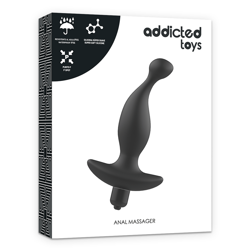 ADDICTED TOYS - MASAJEADOR ANAL CON VIBRACIÓN NEGRO MODELO 1 2 ADDICTED TOYS - MASAJEADOR ANAL CON VIBRACIÓN NEGRO MODELO 1 - Imagen 2