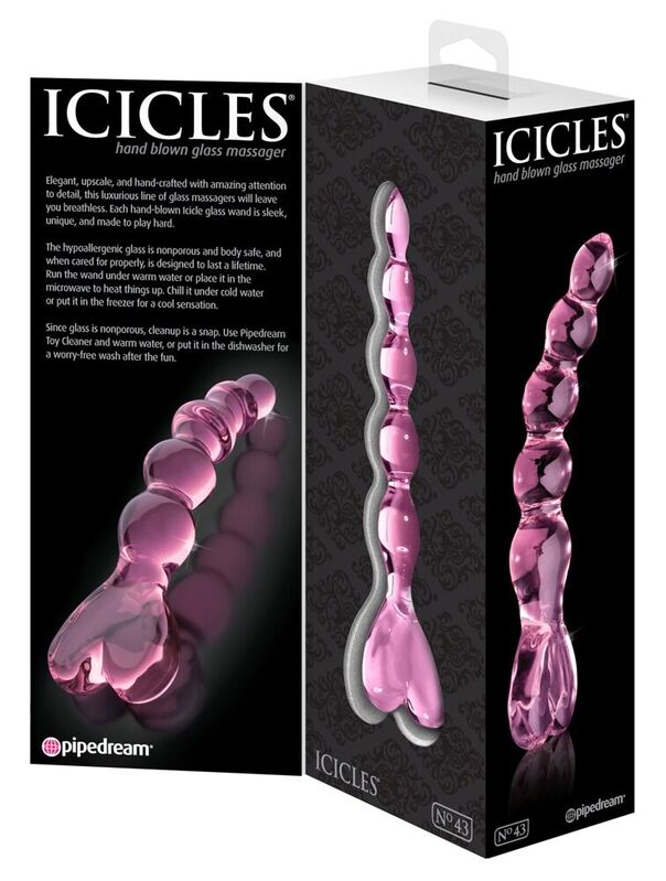 ICICLES - N. 43 MASAJEADOR DE VIDRIO 5 ICICLES - N. 43 MASAJEADOR DE VIDRIO - Imagen 5