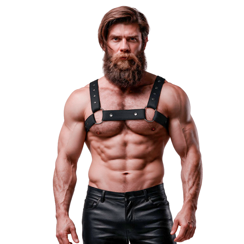 FETISH SUBMISSIVE ATTITUDE - ARNÉS DEPORTIVO AJUSTABLE NEOPRENO PECHO HOMBRE 9 img 233420 a6e253a889bbbd18a55ed51fdd958c3e 1