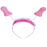 DIABLO PICANTE - 6 UDS ANTENAS PITO ROSA PURPURINA