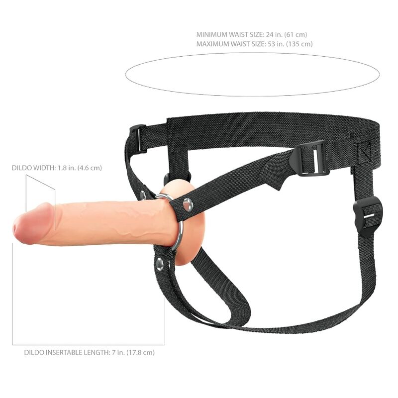 FANTASY X-TENSIONS ELITE - ARNÉS CON DILDO HUECO DE SILICONA 20,3 CM 5 FANTASY X-TENSIONS ELITE - ARNÉS CON DILDO HUECO DE SILICONA 20,3 CM - Imagen 5