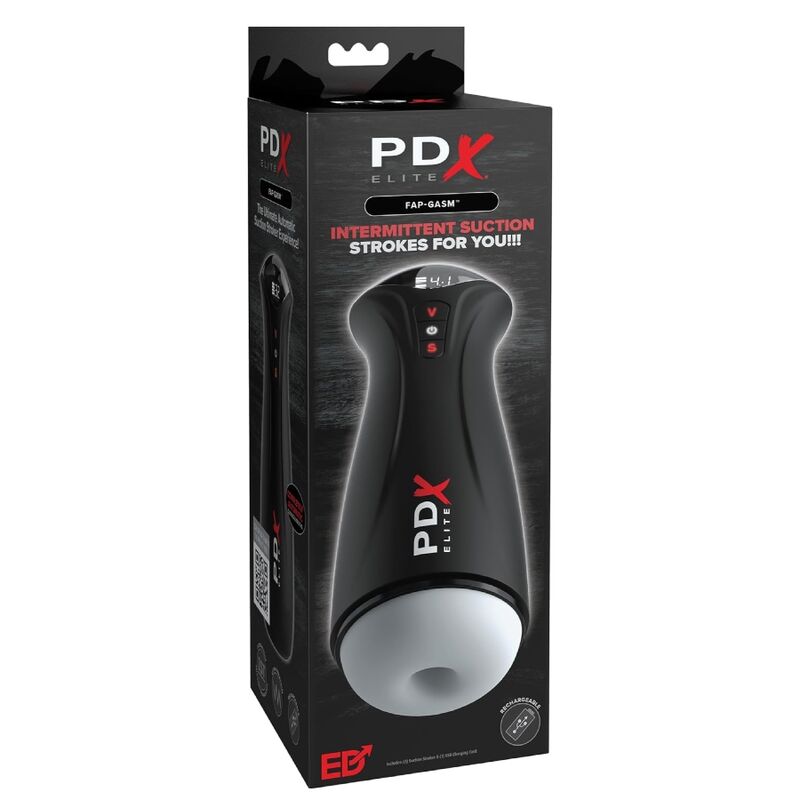 PDX ELITE - MASTURBADOR MASCULINO FAP-GASM CLEAR CON SUCCIÓN INTERMITENTE 4 PDX ELITE - MASTURBADOR MASCULINO FAP-GASM CLEAR CON SUCCIÓN INTERMITENTE - Imagen 4
