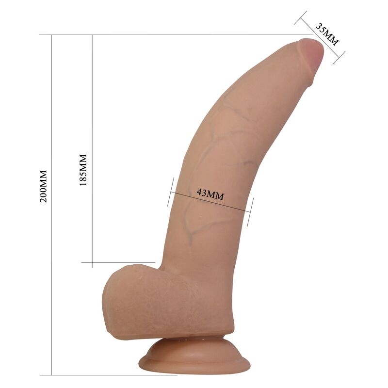 PRETTY LOVE - XANDER DILDO REALÍSTICO 20 CM Ø 5 CM COLOR NATURAL 8 PRETTY LOVE - XANDER DILDO REALÍSTICO 20 CM Ø 5 CM COLOR NATURAL - Imagen 8