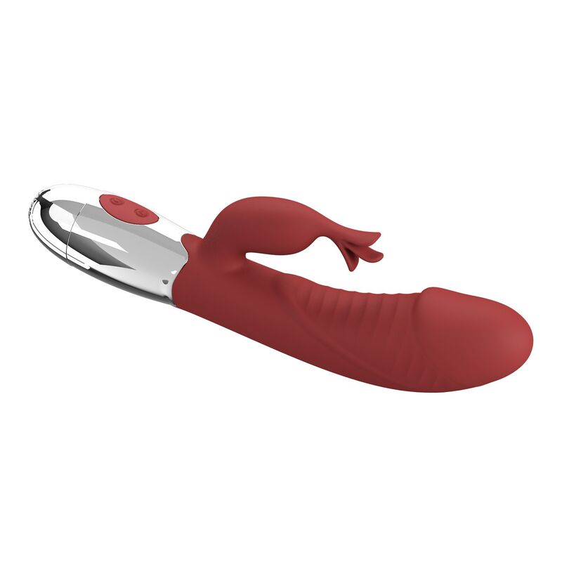 PRETTY LOVE - VIBRADOR RABBIT ROSEWOOD 30 FUNCIONES RECARGABLE USB ROJO 5 PRETTY LOVE - VIBRADOR RABBIT ROSEWOOD 30 FUNCIONES RECARGABLE USB ROJO - Imagen 5