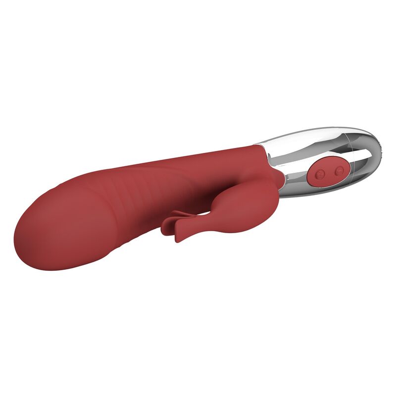 PRETTY LOVE - VIBRADOR RABBIT ROSEWOOD 30 FUNCIONES RECARGABLE USB ROJO 3 PRETTY LOVE - VIBRADOR RABBIT ROSEWOOD 30 FUNCIONES RECARGABLE USB ROJO - Imagen 3