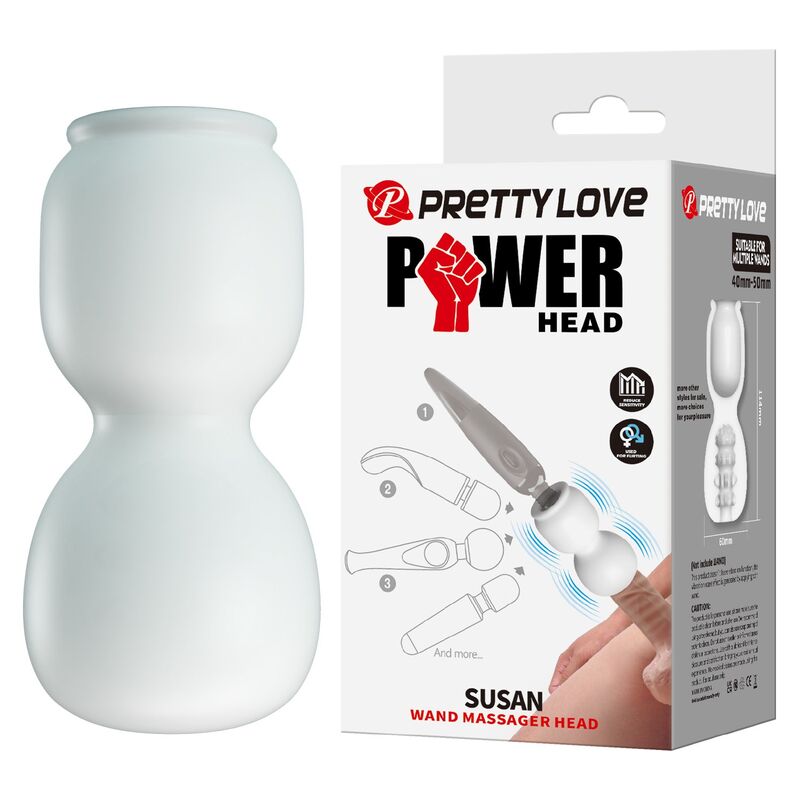 PRETTY LOVE - SUSAN CABEZAL POWER HEAD PARA MASAJEADOR VARITA Ø 6,5 CM 8 PRETTY LOVE - SUSAN CABEZAL POWER HEAD PARA MASAJEADOR VARITA Ø 6,5 CM - Imagen 8