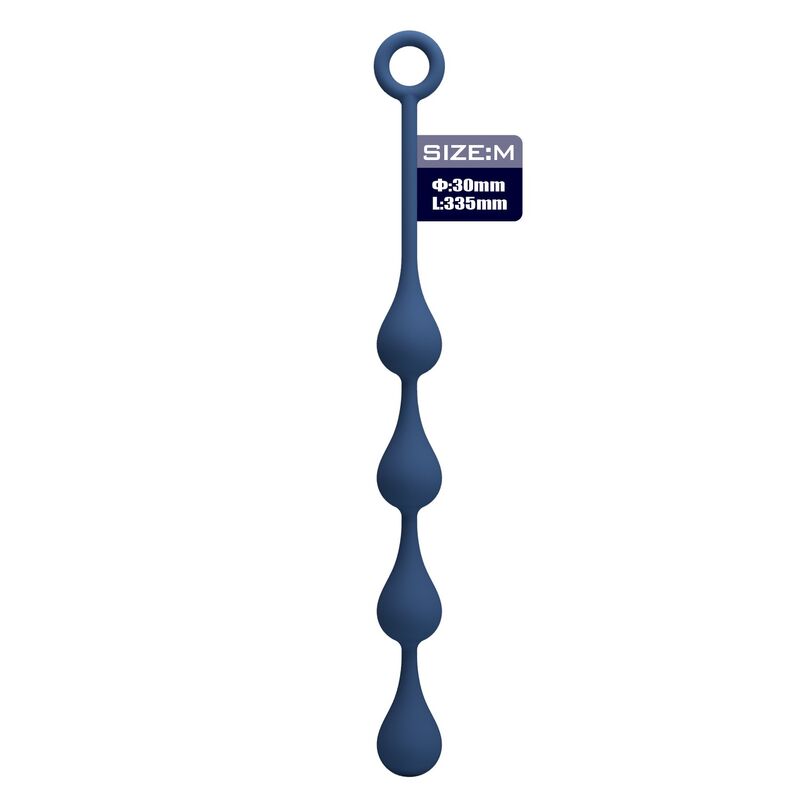 MR PLAY - BOLAS ANALES SILICONA AZUL TALLA M 33 CM 2 MR PLAY - BOLAS ANALES SILICONA AZUL TALLA M 33 CM - Imagen 2