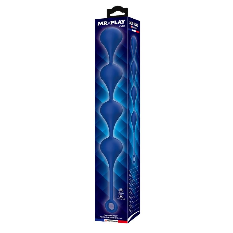 MR PLAY - BOLAS ANALES SILICONA AZUL TALLA XL 52,5 CM 3 MR PLAY - BOLAS ANALES SILICONA AZUL TALLA XL 52,5 CM - Imagen 3
