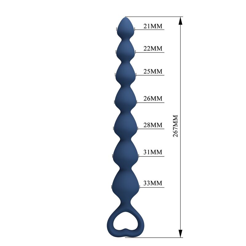 MR PLAY - BOLAS ANALES Y PLUG ANAL SILICONA AZUL 26,7 CM 3 MR PLAY - BOLAS ANALES Y PLUG ANAL SILICONA AZUL 26,7 CM - Imagen 3