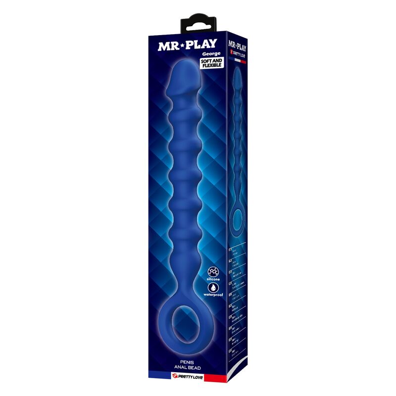 MR PLAY - BOLAS ANALES Y PLUG ANAL SILICONA AZUL -Ø- 3,4 CM - 28,5 CM 7 MR PLAY - BOLAS ANALES Y PLUG ANAL SILICONA AZUL -Ø- 3,4 CM - 28,5 CM - Imagen 7