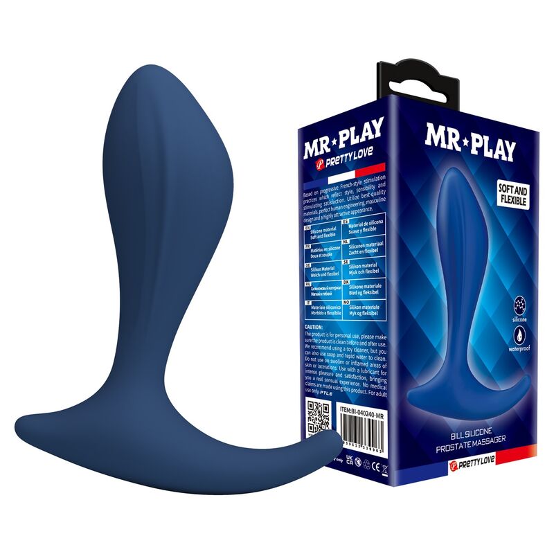 MR PLAY - MASAJEADOR DE PRÓSTATA AZUL 8 MR PLAY - MASAJEADOR DE PRÓSTATA AZUL - Imagen 8