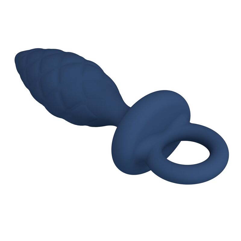 MR PLAY - PLUG ANAL TEXTURIZADO CON ANILLA AZUL L 7 MR PLAY - PLUG ANAL TEXTURIZADO CON ANILLA AZUL L - Imagen 7