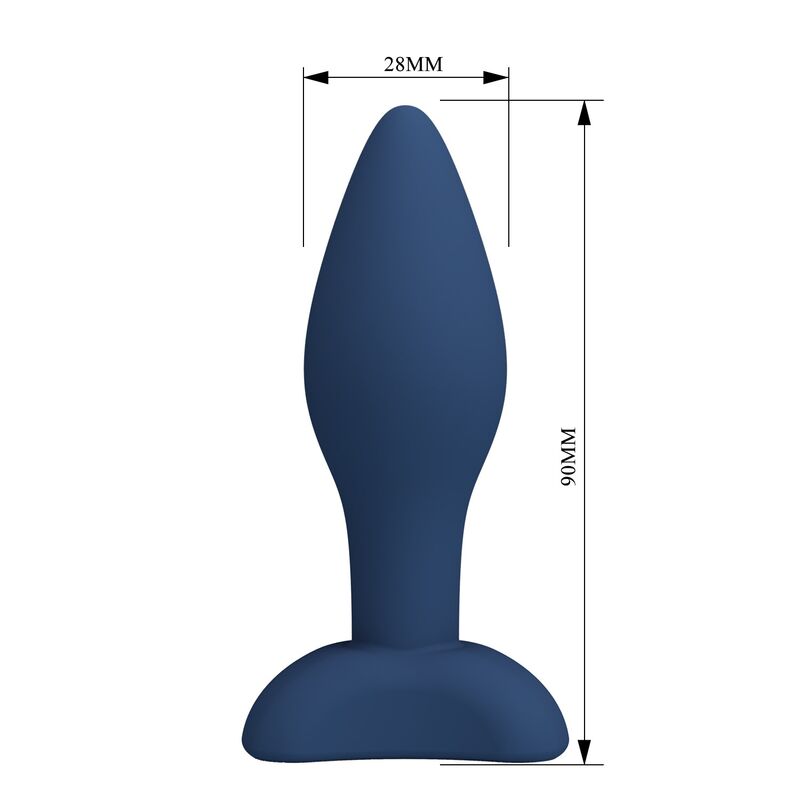 MR PLAY - PLUG ANAL CÓNICO SILICONA AZUL S 6 MR PLAY - PLUG ANAL CÓNICO SILICONA AZUL S - Imagen 6