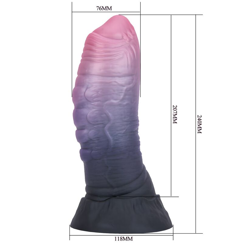 POWER MONSTERS - DREADFUL FIEND DILDO BICOLOR 24 CM Ø 6 CM 5 POWER MONSTERS - DREADFUL FIEND DILDO BICOLOR 24 CM Ø 6 CM - Imagen 5