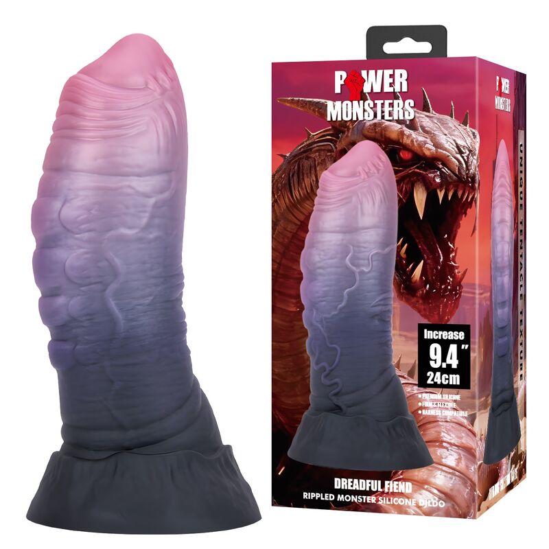 POWER MONSTERS - DREADFUL FIEND DILDO BICOLOR 24 CM Ø 6 CM 6 POWER MONSTERS - DREADFUL FIEND DILDO BICOLOR 24 CM Ø 6 CM - Imagen 6