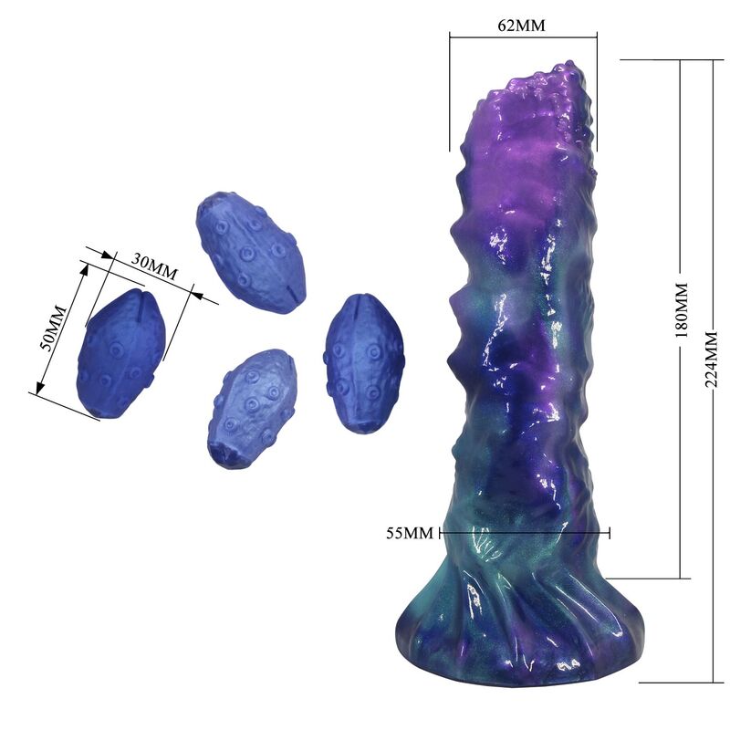 POWER MONSTERS - DUSKWALKER SENTINEL DILDO HINCHABLE FANTASÍA TRICOLOR 23 CM Ø 5 CM 7 POWER MONSTERS - DUSKWALKER SENTINEL DILDO HINCHABLE FANTASÍA TRICOLOR 23 CM Ø 5 CM - Imagen 7