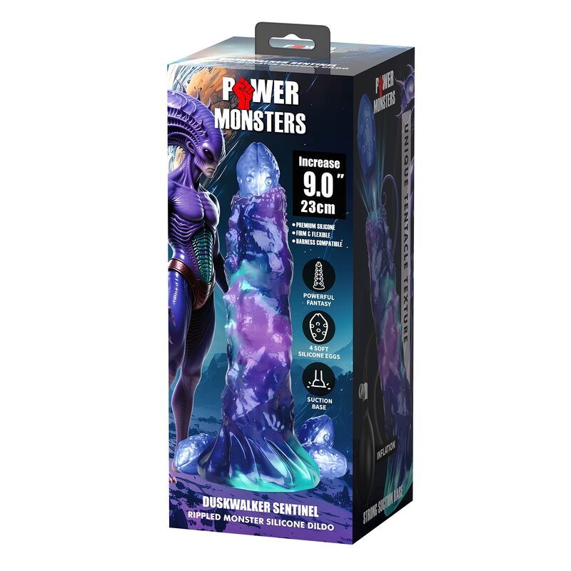 POWER MONSTERS - DUSKWALKER SENTINEL DILDO HINCHABLE FANTASÍA TRICOLOR 23 CM Ø 5 CM 9 POWER MONSTERS - DUSKWALKER SENTINEL DILDO HINCHABLE FANTASÍA TRICOLOR 23 CM Ø 5 CM - Imagen 9