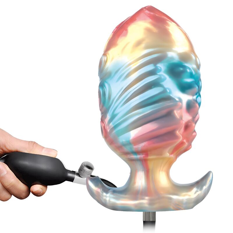 POWER MONSTERS - EBON LEVIATHAN PLUG ANAL HINCHABLE FANTASÍA TRICOLOR 18 CM 10 POWER MONSTERS - EBON LEVIATHAN PLUG ANAL HINCHABLE FANTASÍA TRICOLOR 18 CM - Imagen 10