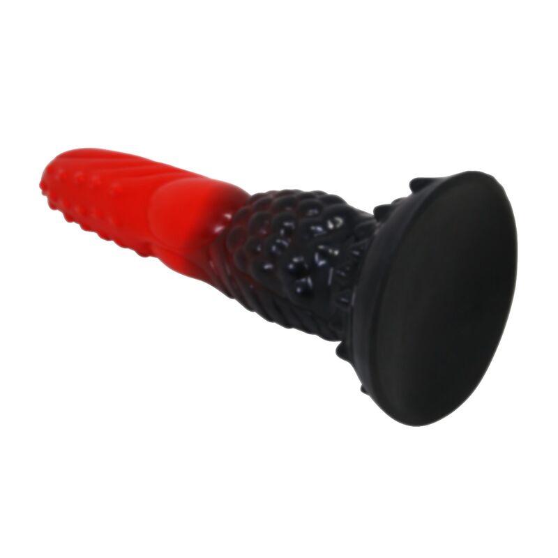 POWER MONSTERS - FIRE DRAGON DILDO FANTASÍA CON VENTOSA 24,5 CM Ø 5,8 CM ROJO Y NEGRO 2 POWER MONSTERS - FIRE DRAGON DILDO FANTASÍA CON VENTOSA 24,5 CM Ø 5,8 CM ROJO Y NEGRO - Imagen 2