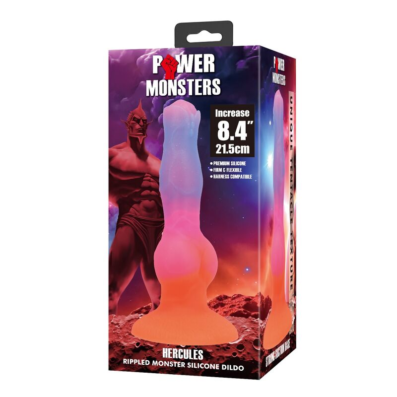POWER MONSTERS - HERCULES DILDO 21,5 CM Ø 5 CM 6 POWER MONSTERS - HERCULES DILDO 21,5 CM Ø 5 CM - Imagen 6