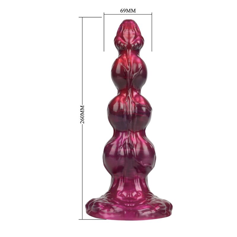 POWER MONSTERS - PRIMAL BEASTLORD DILDO FANTASÍA ROSA TRANSLÚCIDO 26 CM Ø 5 CM 5 POWER MONSTERS - PRIMAL BEASTLORD DILDO FANTASÍA ROSA TRANSLÚCIDO 26 CM Ø 5 CM - Imagen 5