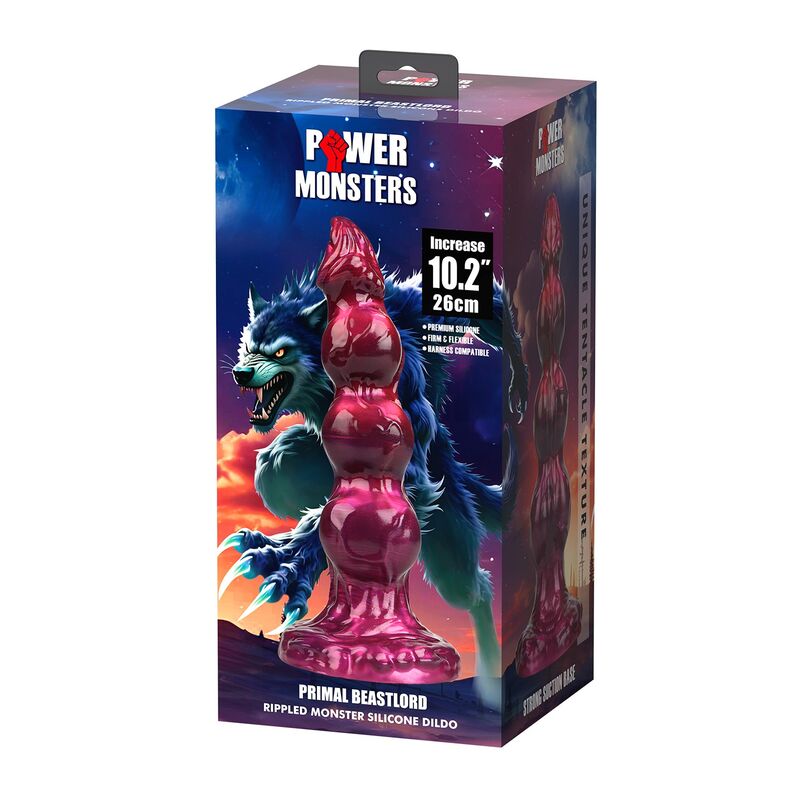 POWER MONSTERS - PRIMAL BEASTLORD DILDO FANTASÍA ROSA TRANSLÚCIDO 26 CM Ø 5 CM 6 POWER MONSTERS - PRIMAL BEASTLORD DILDO FANTASÍA ROSA TRANSLÚCIDO 26 CM Ø 5 CM - Imagen 6