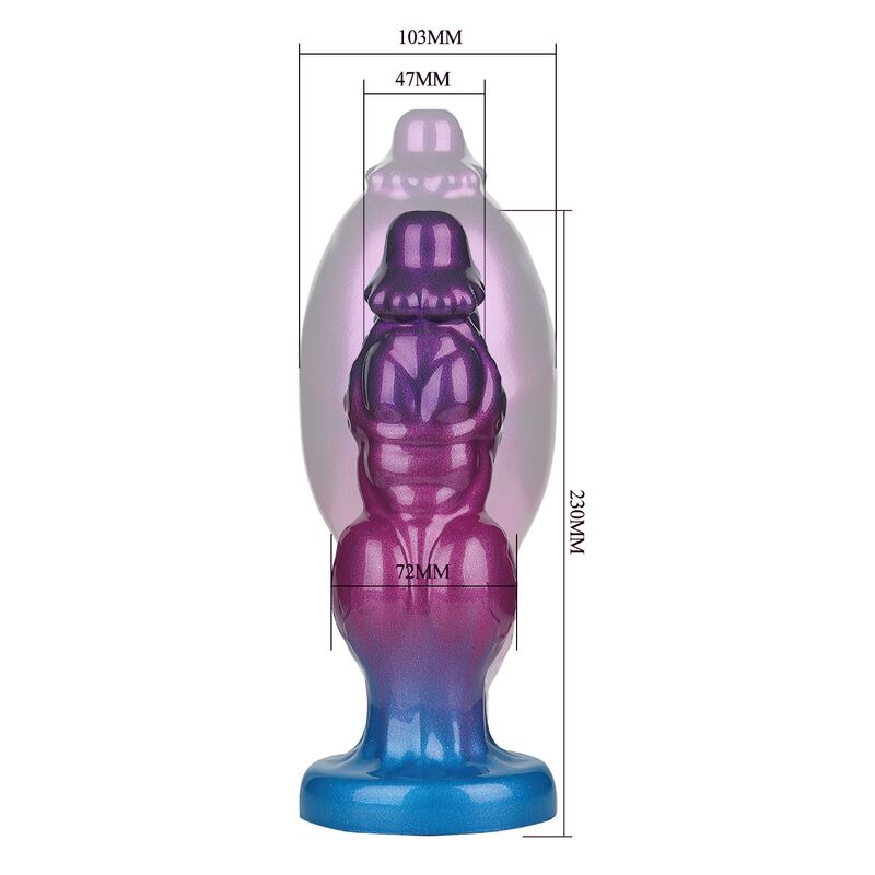 POWER MONSTERS - RIFT TITAN DILDO HINCHABLE FANTASÍA BICOLOR 24 CM Ø 5 CM 7 POWER MONSTERS - RIFT TITAN DILDO HINCHABLE FANTASÍA BICOLOR 24 CM Ø 5 CM - Imagen 7