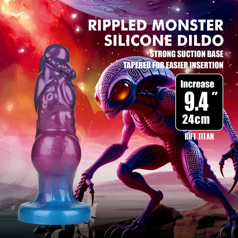 POWER MONSTERS - RIFT TITAN DILDO HINCHABLE FANTASÍA BICOLOR 24 CM Ø 5 CM 4 POWER MONSTERS - RIFT TITAN DILDO HINCHABLE FANTASÍA BICOLOR 24 CM Ø 5 CM - Imagen 4