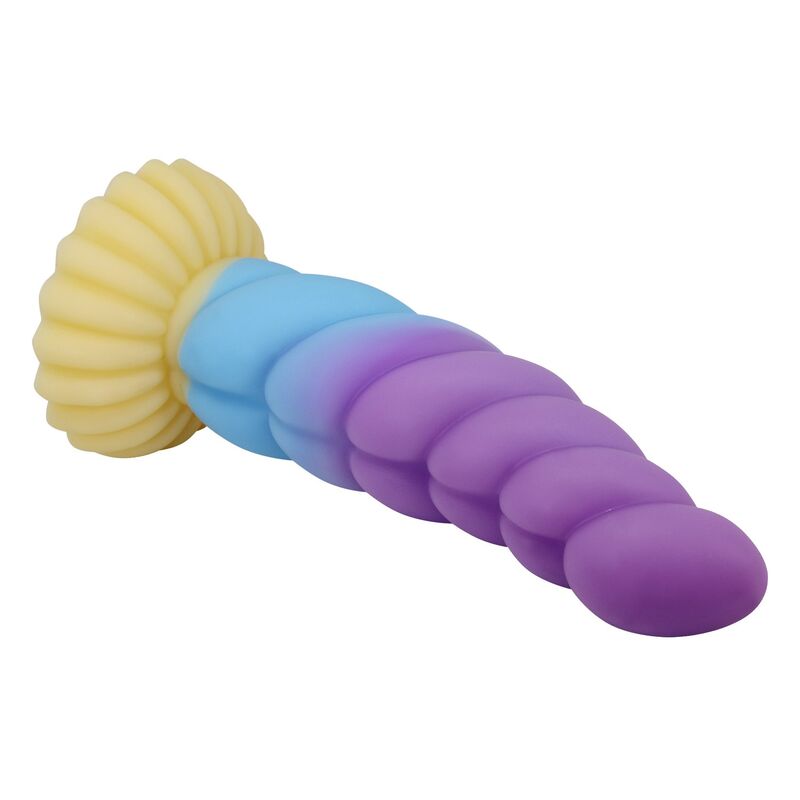 POWER MONSTERS - UNICORN DILDO TRICOLOR 22 CM Ø 5 CM 7 POWER MONSTERS - UNICORN DILDO TRICOLOR 22 CM Ø 5 CM - Imagen 7