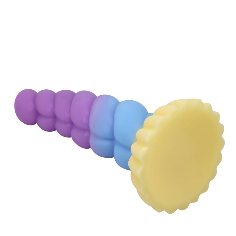POWER MONSTERS - UNICORN DILDO TRICOLOR 22 CM Ø 5 CM 8 POWER MONSTERS - UNICORN DILDO TRICOLOR 22 CM Ø 5 CM - Imagen 8