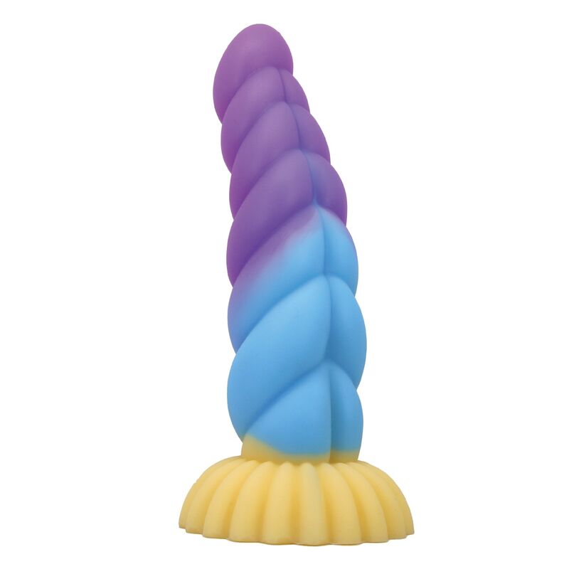 POWER MONSTERS - UNICORN DILDO TRICOLOR 22 CM Ø 5 CM 9 POWER MONSTERS - UNICORN DILDO TRICOLOR 22 CM Ø 5 CM - Imagen 9