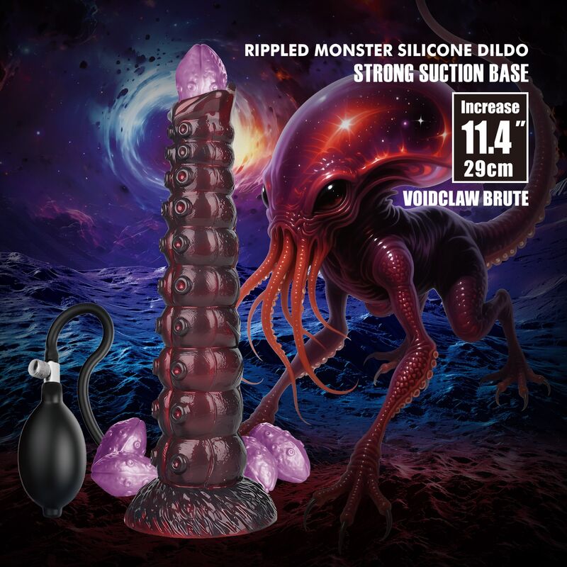 POWER MONSTERS - VOIDCLAW BRUTE DILDO HINCHABLE FANTASÍA BICOLOR 29 CM Ø 5,7 CM 9 POWER MONSTERS - VOIDCLAW BRUTE DILDO HINCHABLE FANTASÍA BICOLOR 29 CM Ø 5,7 CM - Imagen 9