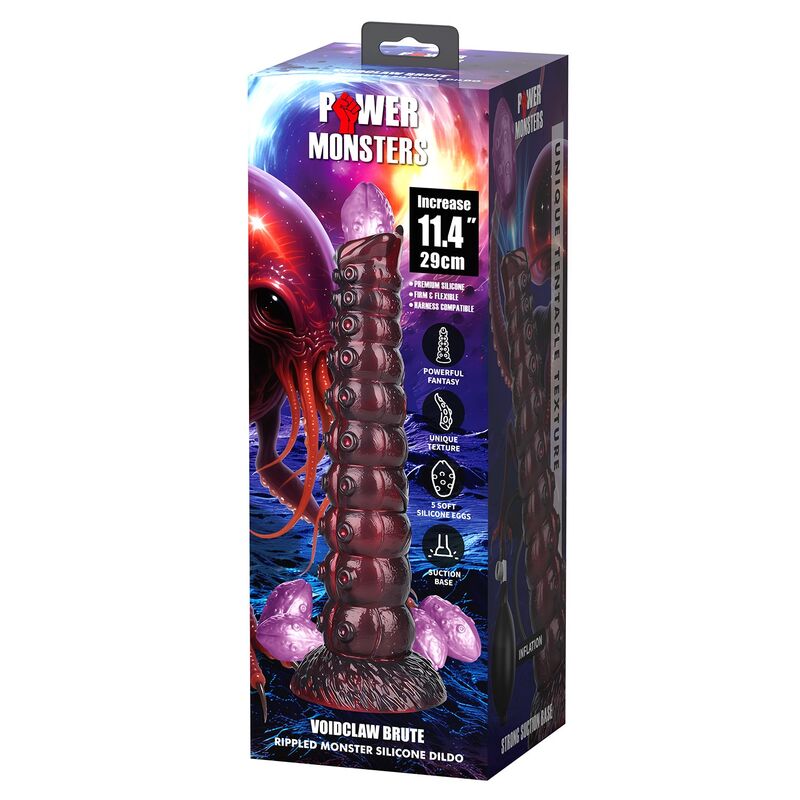 POWER MONSTERS - VOIDCLAW BRUTE DILDO HINCHABLE FANTASÍA BICOLOR 29 CM Ø 5,7 CM 6 POWER MONSTERS - VOIDCLAW BRUTE DILDO HINCHABLE FANTASÍA BICOLOR 29 CM Ø 5,7 CM - Imagen 6