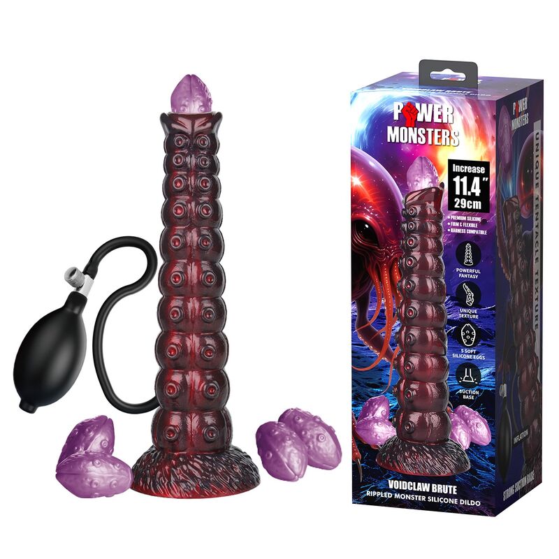 POWER MONSTERS - VOIDCLAW BRUTE DILDO HINCHABLE FANTASÍA BICOLOR 29 CM Ø 5,7 CM 8 POWER MONSTERS - VOIDCLAW BRUTE DILDO HINCHABLE FANTASÍA BICOLOR 29 CM Ø 5,7 CM - Imagen 8