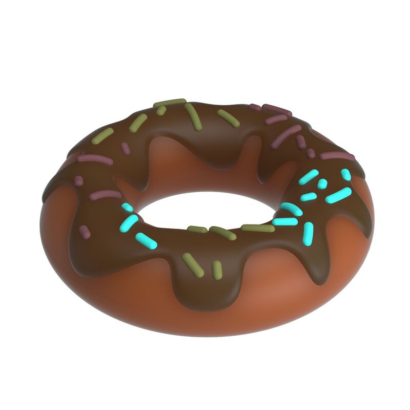PRETTY LOVE - ANILLO PARA PENE SUPER DONUT MARRÓN 3 PRETTY LOVE - ANILLO PARA PENE SUPER DONUT MARRÓN - Imagen 3