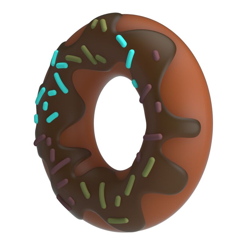 PRETTY LOVE - ANILLO PARA PENE SUPER DONUT MARRÓN 6 PRETTY LOVE - ANILLO PARA PENE SUPER DONUT MARRÓN - Imagen 6
