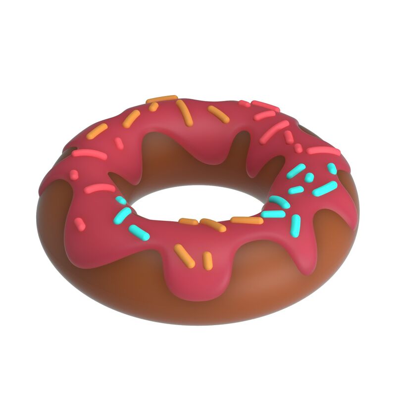 PRETTY LOVE - ANILLO PARA PENE SUPER DONUT ROSA 4 PRETTY LOVE - ANILLO PARA PENE SUPER DONUT ROSA - Imagen 4