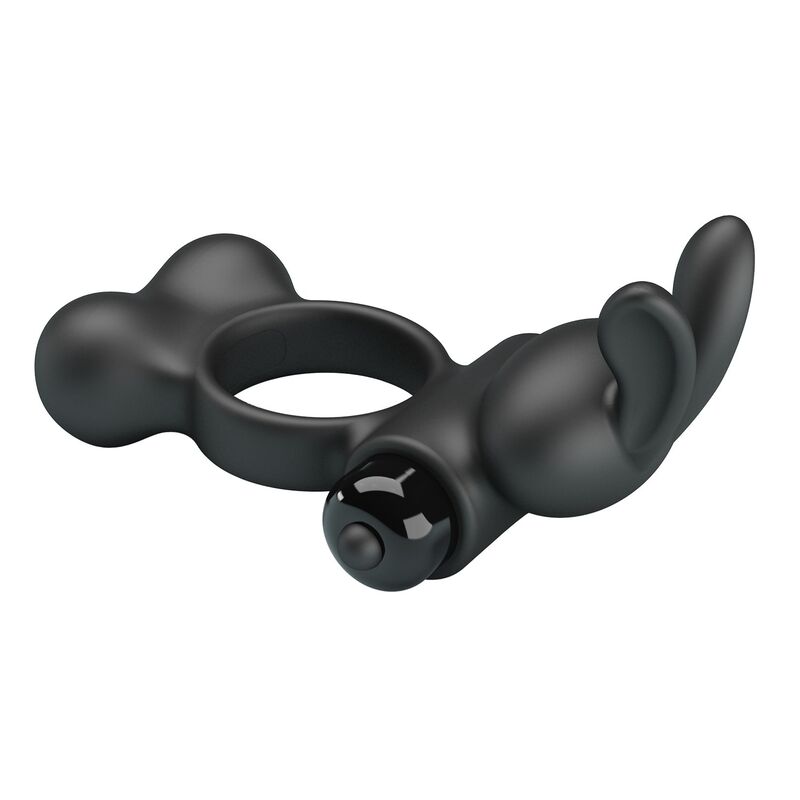 PRETTY LOVE - ANILLO VIBRADOR PARA PENE CON ESTIMULADOR DE CONEJITO 10 FUNCIONES NEGRO 6 PRETTY LOVE - ANILLO VIBRADOR PARA PENE CON ESTIMULADOR DE CONEJITO 10 FUNCIONES NEGRO - Imagen 6