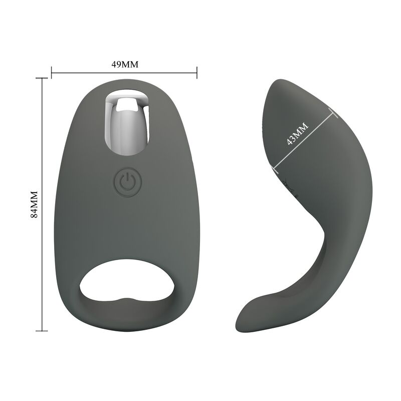 PRETTY LOVE - ANILLO VIBRADOR RECARGABLE SILICONA SUAVE 2 PRETTY LOVE - ANILLO VIBRADOR RECARGABLE SILICONA SUAVE - Imagen 2