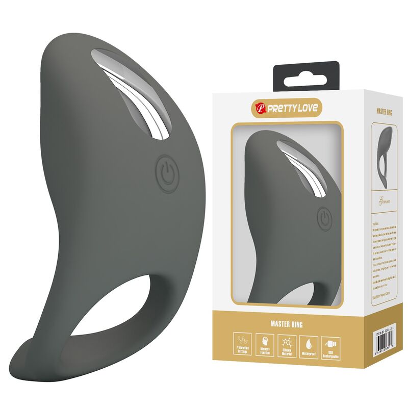 PRETTY LOVE - ANILLO VIBRADOR RECARGABLE SILICONA SUAVE 3 PRETTY LOVE - ANILLO VIBRADOR RECARGABLE SILICONA SUAVE - Imagen 3