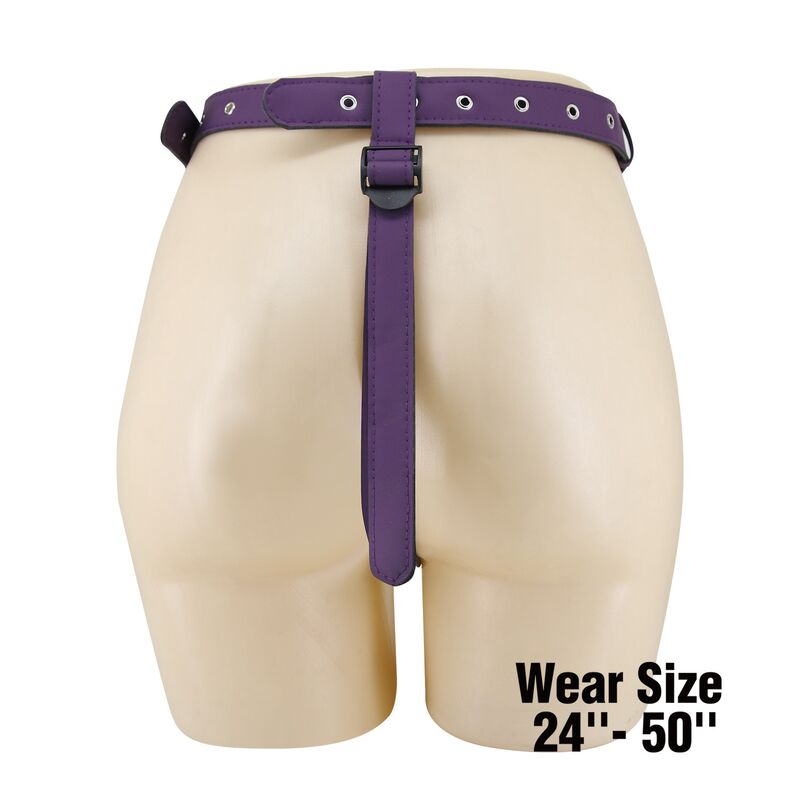 PRETTY LOVE - ARNÉS UNIVERSAL TIPO BRAGA PARA STRAP-ON MORADO Y NEGRO 2 PRETTY LOVE - ARNÉS UNIVERSAL TIPO BRAGA PARA STRAP-ON MORADO Y NEGRO - Imagen 2
