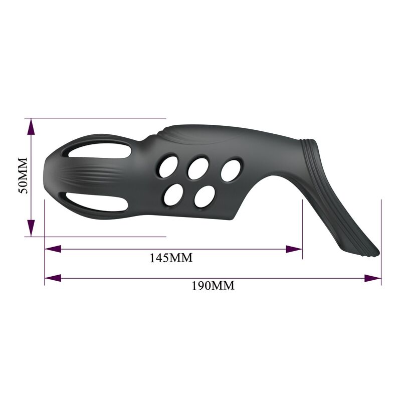 PRETTY LOVE - CRAIG ANILLO PARA PENE VIBRADOR RECARGABLE NEGRO 6 PRETTY LOVE - CRAIG ANILLO PARA PENE VIBRADOR RECARGABLE NEGRO - Imagen 6