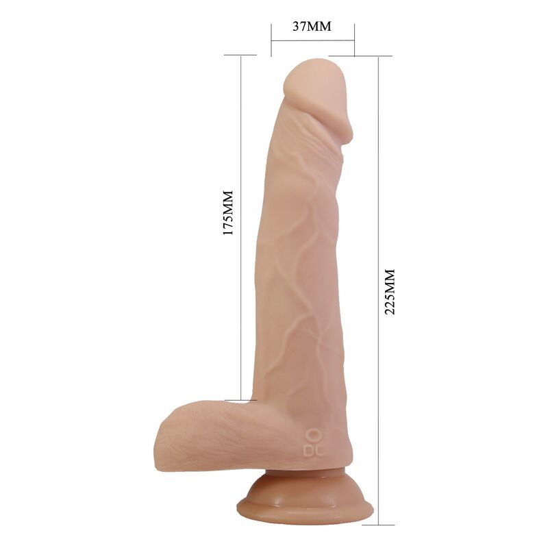 PRETTY LOVE - DAVEY DILDO VIBRADOR CON EMPUJE Y ROTACIÓN CONTROL REMOTO 22,5 CM Ø 4,8 CM COLOR NATURAL 6 PRETTY LOVE - DAVEY DILDO VIBRADOR CON EMPUJE Y ROTACIÓN CONTROL REMOTO 22,5 CM Ø 4,8 CM COLOR NATURAL - Imagen 6
